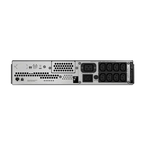APC Smart-UPS SMC3000RMI2U Noodstroomvoeding - 8x C13, 1x C19, Rack Mountable, USB, 3000VA (SMC3000RMI2U)