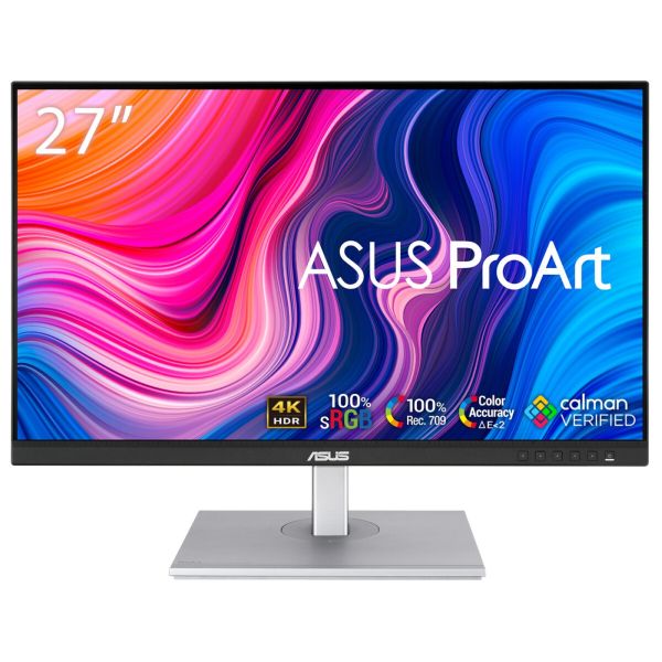 ASUS ProArt PA279CV computer monitor 68,6 cm (27") 3840 x 2160 Pixels 4K Ultra HD LED Zwart, Zilver (PA279CV)