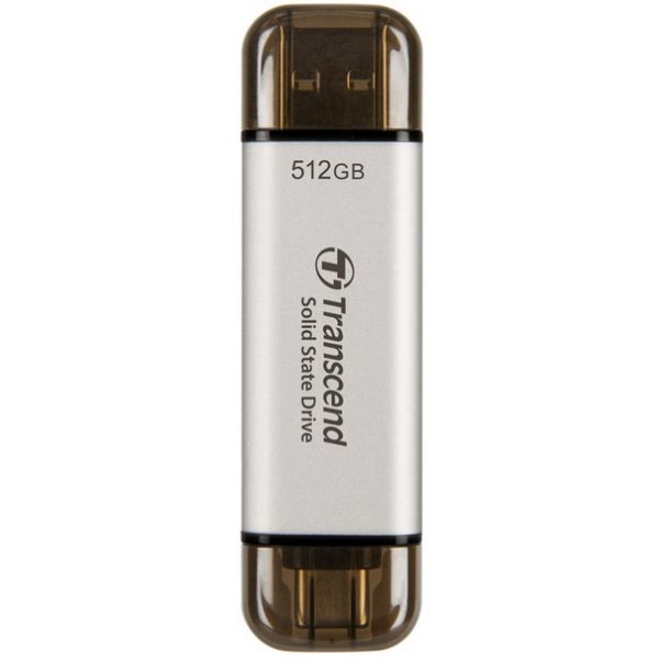 Transcend ESD310 512 GB Zilver (TS512GESD310S) Transcend ESD310 512 GB Zilver (TS512GESD310S)
