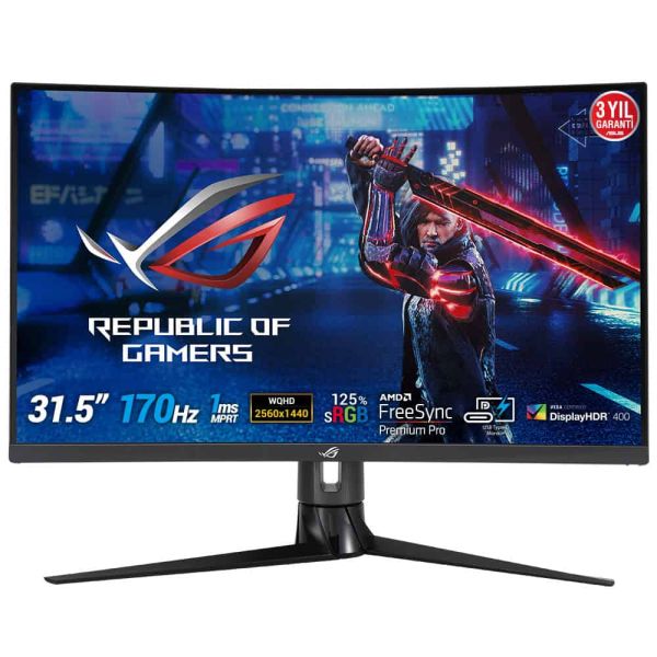 ASUS ROG Strix XG32VC computer monitor 80 cm (31.5") 2560 x 1440 Pixels Quad HD LED Zwart (XG32VC)