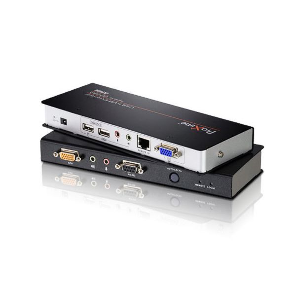 ATEN USB VGA/Geluid Cat 5 KVM Verlenger met Deskew (1280 x 1024@300m) (CE770) ATEN USB VGA/Geluid Cat 5 KVM Verlenger met Deskew (1280 x 1024@300m) (CE770)
