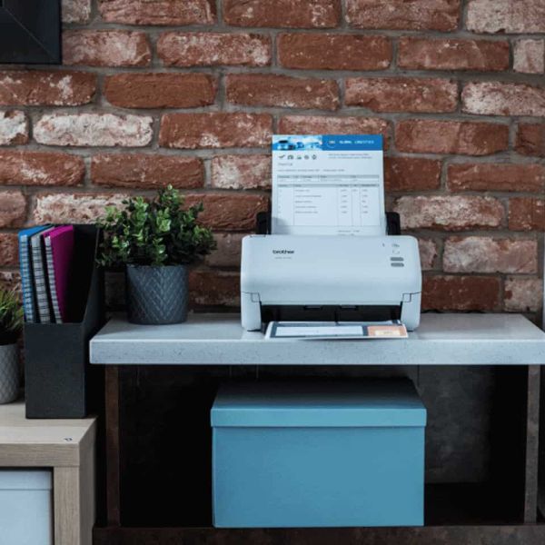 Brother ADS-4100 ADF-scanner 600 x 600 DPI A4 Zwart, Wit (ADS4100TF1)