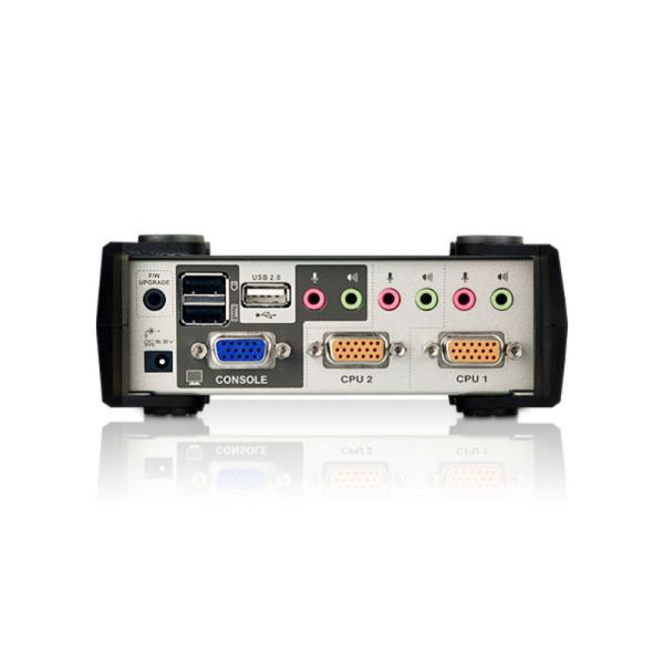 ATEN 2-Poorts PS/2-USB VGA/Geluid KVMP™ Schakelaar met OSD (CS1732B)