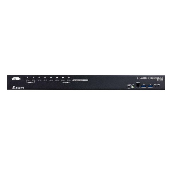 ATEN 8-Port USB 3.0 4K HDMI KVM Switch (CS18208-AT-G)
