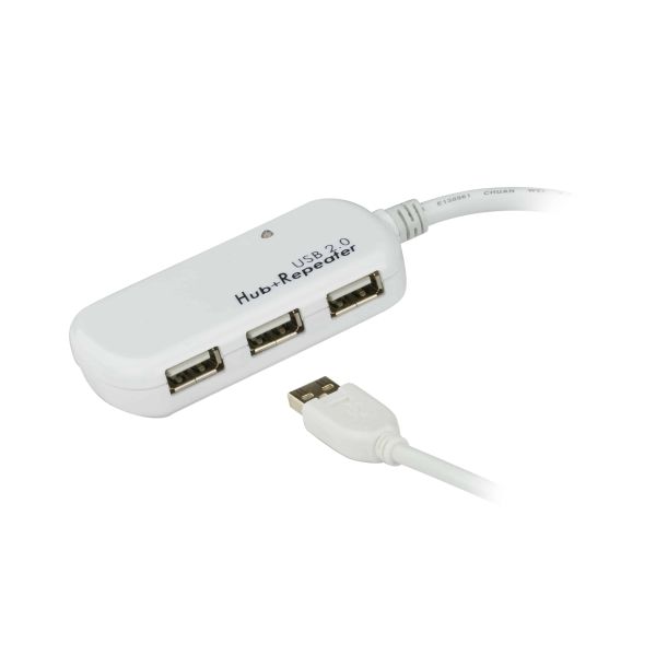 ATEN 12 m 4 poorten USB 2.0 verlengkabel (Daisy-chaining tot 60 m) (UE2120H) ATEN 12 m 4 poorten USB 2.0 verlengkabel (Daisy-chaining tot 60 m) (UE2120H)