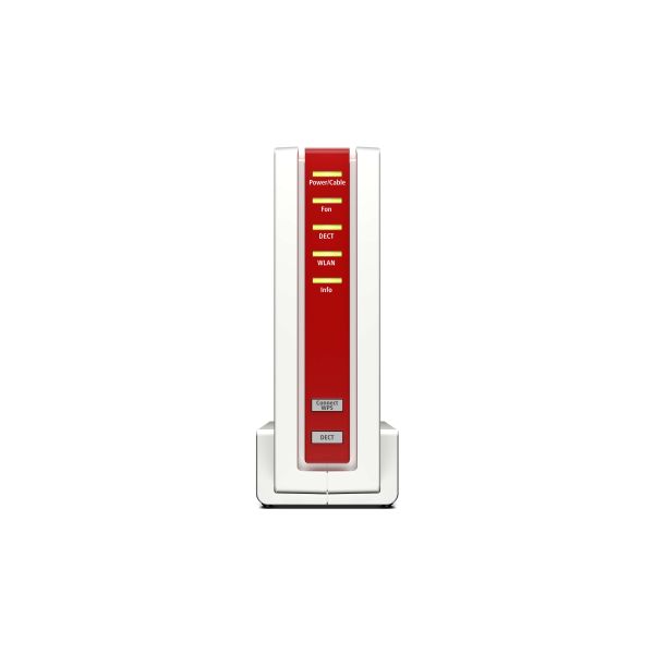FRITZ!Box 6591 Cable Int. for Luxembourg draadloze router Gigabit Ethernet Dual-band (2.4 GHz / 5 GHz) Rood, Wit (20002857)