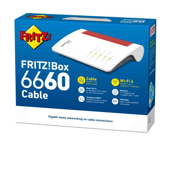 FRITZ!Box 6660 Cable Retail International (20002984)