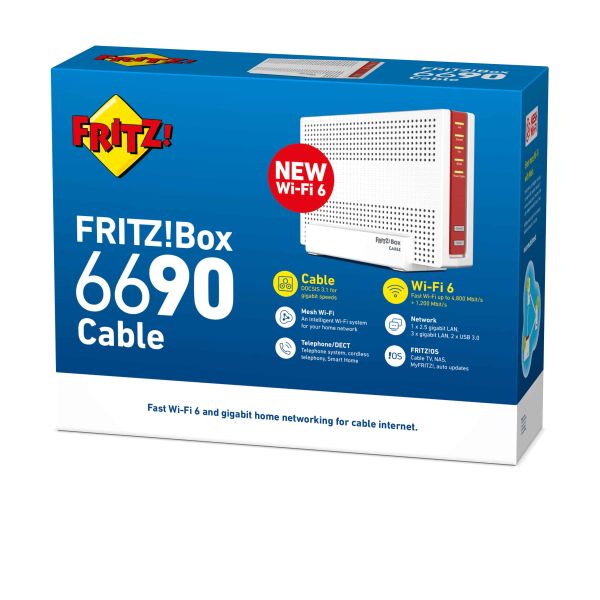 FRITZ!Box 6690 Cable Retail International (20002995)