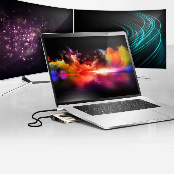 ATEN USB-C Multiport Dock met Power Pass-Through (UH3237)