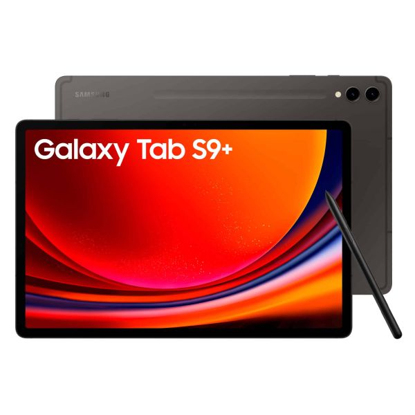 Samsung Galaxy Tab S9+ SM-X810N 256 GB 31,5 cm (12.4") Qualcomm Snapdragon 12 GB Wi-Fi 6 (802.11ax) Android 13 Grafiet (SM-X810NZAAEUB)