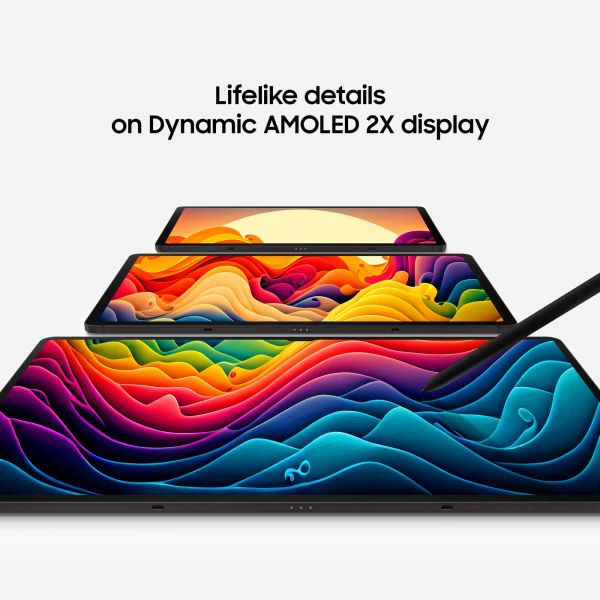 Samsung Galaxy Tab S9+ SM-X810N 256 GB 31,5 cm (12.4") Qualcomm Snapdragon 12 GB Wi-Fi 6 (802.11ax) Android 13 Grafiet (SM-X810NZAAEUB)