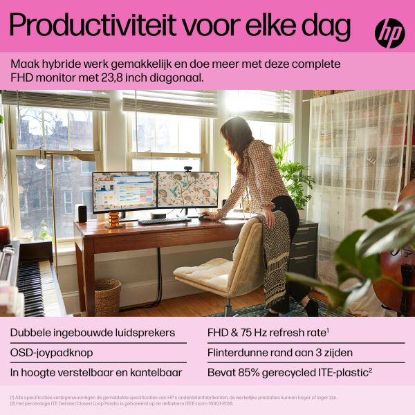 HP P24h G5 FHD-monitor (64W34AA)