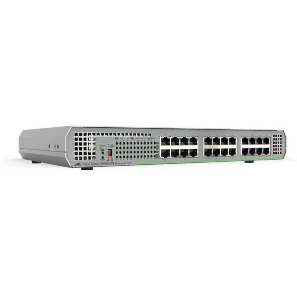 Allied Telesis AT-GS910/24-30 netwerk-switch Unmanaged Gigabit Ethernet (10/100/1000) 1U Grijs (AT-GS910/24-30) Allied Telesis AT-GS910/24-30 netwerk-switch Unmanaged Gigabit Ethernet (10/100/1000) 1U Grijs (AT-GS910/24-30)