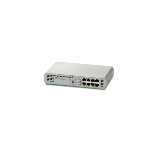 Allied Telesis AT-GS910/8E-50 Unmanaged Gigabit Ethernet (10/100/1000) Grijs (AT-GS910/8E-50)