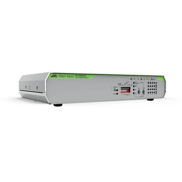 Allied Telesis AT-GS920/8-50 Managed Gigabit Ethernet (10/100/1000) 1U Grijs (AT-GS920/8-50) Allied Telesis AT-GS920/8-50 Managed Gigabit Ethernet (10/100/1000) 1U Grijs (AT-GS920/8-50)