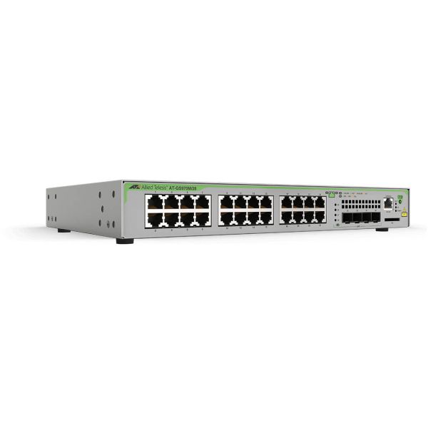 Allied Telesis AT-GS970M/28-30 netwerk-switch Managed L3 Gigabit Ethernet (10/100/1000) 1U Grijs (AT-GS970M/28-30) Allied Telesis AT-GS970M/28-30 netwerk-switch Managed L3 Gigabit Ethernet (10/100/1000) 1U Grijs (AT-GS970M/28-30)