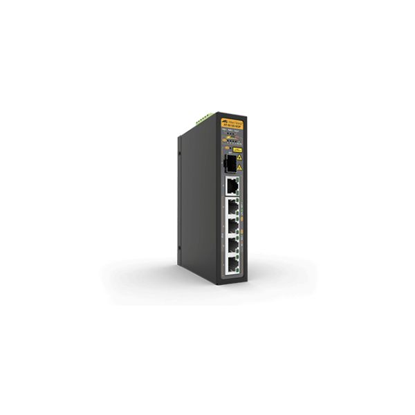 Allied Telesis IS130-6GP Unmanaged L2 Gigabit Ethernet (10/100/1000) Power over Ethernet (PoE) Zwart (AT-IS130-6GP-80)