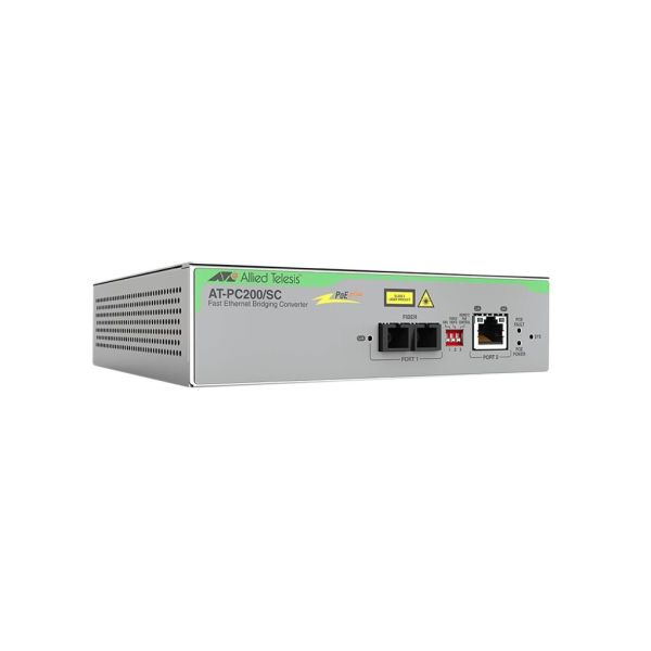 Allied Telesis AT-PC200/SC-960 netwerk media converter 100 Mbit/s Grijs (AT-PC200/SC-960) Allied Telesis AT-PC200/SC-960 netwerk media converter 100 Mbit/s Grijs (AT-PC200/SC-960)