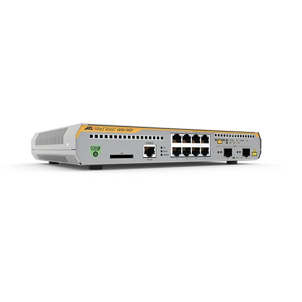 Allied Telesis x230-10GT Managed L3 Gigabit Ethernet (10/100/1000) 1U Grijs (AT-X230-10GT-30)