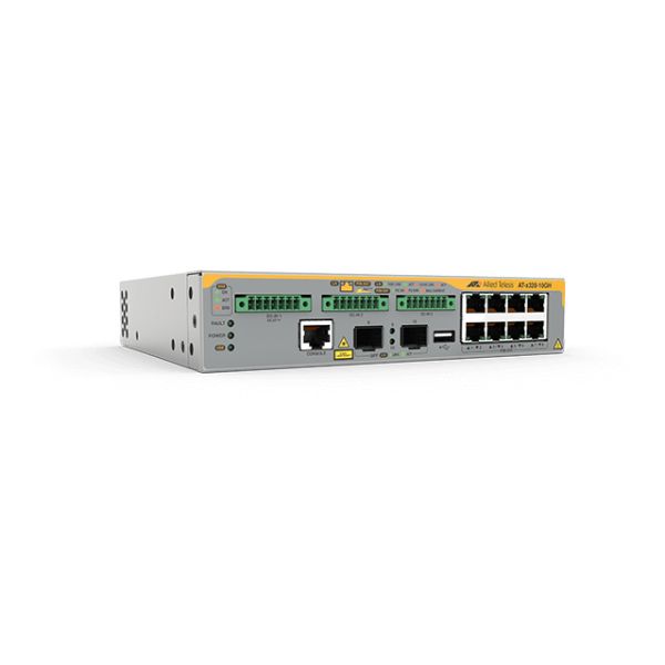 Allied Telesis AT-x320-10GH-00 Managed L3 Gigabit Ethernet (10/100/1000) Power over Ethernet (PoE) 1U Grijs (AT-X320-10GH) Allied Telesis AT-x320-10GH-00 Managed L3 Gigabit Ethernet (10/100/1000) Power over Ethernet (PoE) 1U Grijs (AT-X320-10GH)