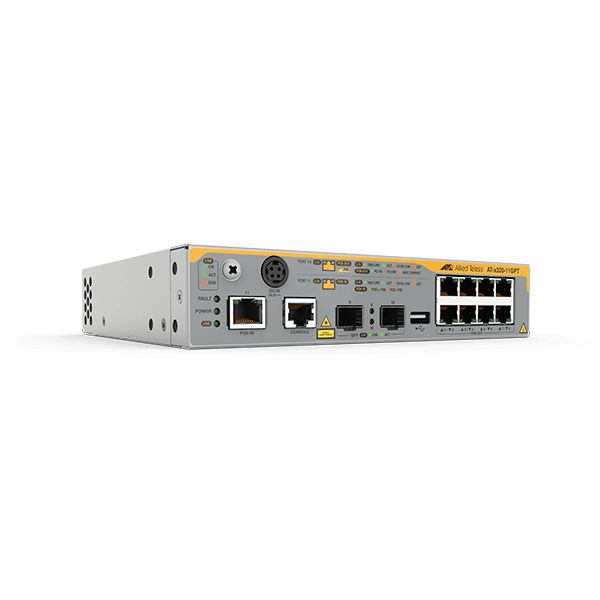 Allied Telesis AT-x320-11GPT-50 Managed L3 Gigabit Ethernet (10/100/1000) Power over Ethernet (PoE) 1U Grijs (AT-X320-11GPT-50)
