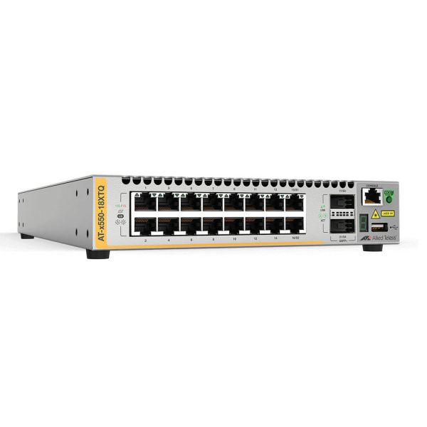 Allied Telesis AT-X550-18XTQ-30 netwerk-switch Managed L3 10G Ethernet (100/1000/10000) Grijs (AT-X550-18XTQ-30) Allied Telesis AT-X550-18XTQ-30 netwerk-switch Managed L3 10G Ethernet (100/1000/10000) Grijs (AT-X550-18XTQ-30)