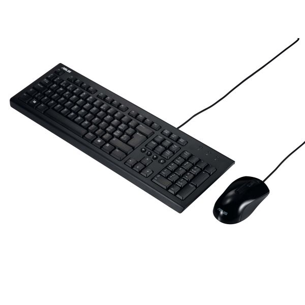 ASUS U2000 toetsenbord Inclusief muis Thuis USB Zwart (90-XB1000KM000R0-)