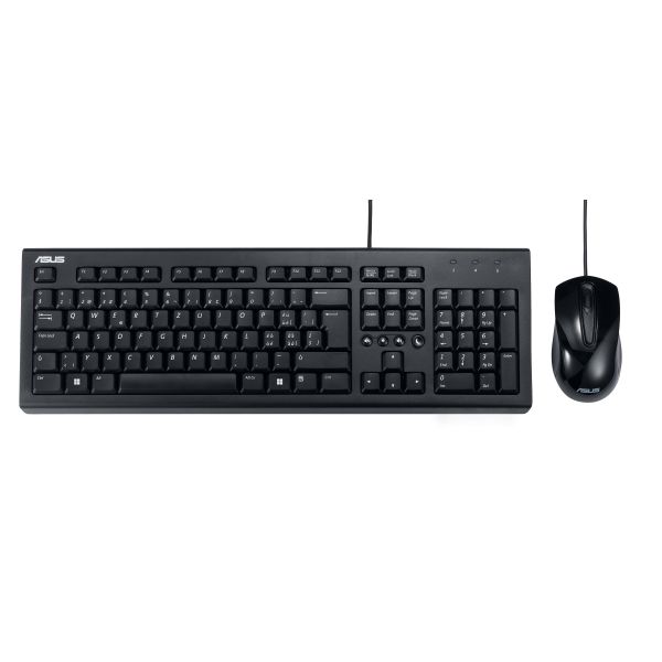 ASUS U2000 toetsenbord Inclusief muis Thuis USB Zwart (90-XB1000KM000R0-)