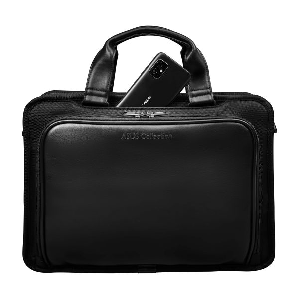 ASUS Vantage Briefcase 15.6 Leer, Polyester Zwart (90XB07ZS-BBP000)