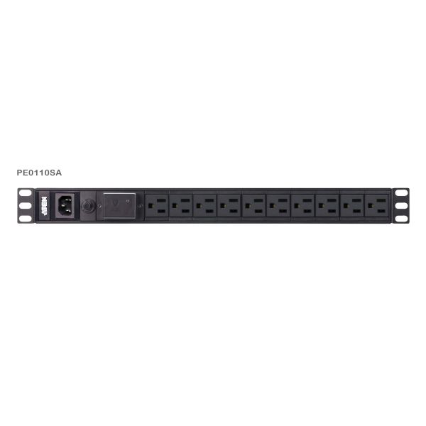 ATEN Standaard 1U PDU met overspanningsbeveiliging (PE0110SG-AT-G)