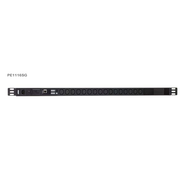 ATEN Basis 0U PDU met meter en piekbescherming (PE1116SG-AT-G)