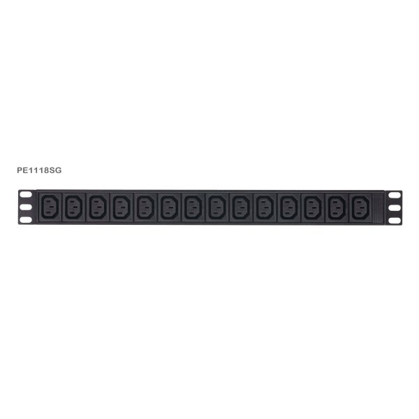 ATEN Basis 1U PDU met meter en piekbescherming (PE1118SG-AT-G)