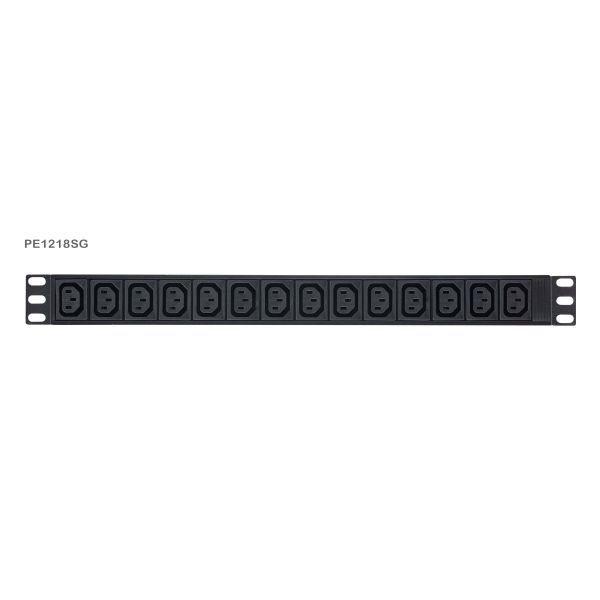 ATEN Basis 1U PDU met meter en piekbescherming (PE1218SG-AT-G)