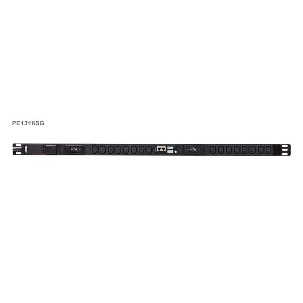 ATEN Basis 0U PDU met meter en piekbescherming (PE1316SG-AT)