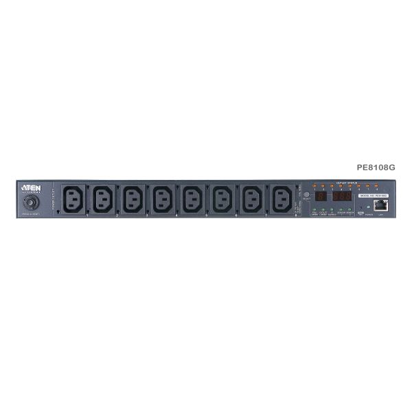 ATEN 15A/10A 8-uitgangen 1U gemeten en geschakeld eco PDU (PE8108G-ATA-G)