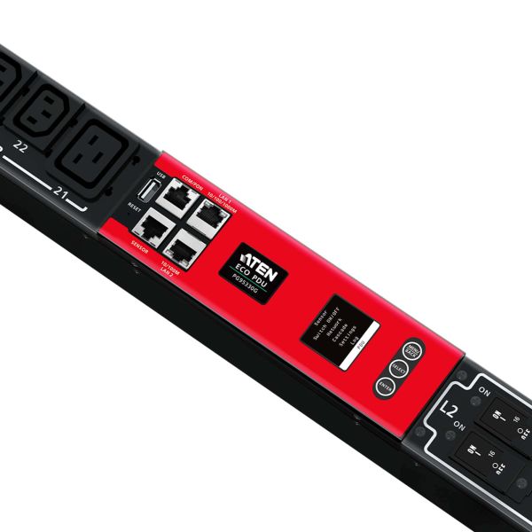 ATEN 30A/32A 30-Outlet 3-Phase Metered eco PDU (PG96330G-AT)