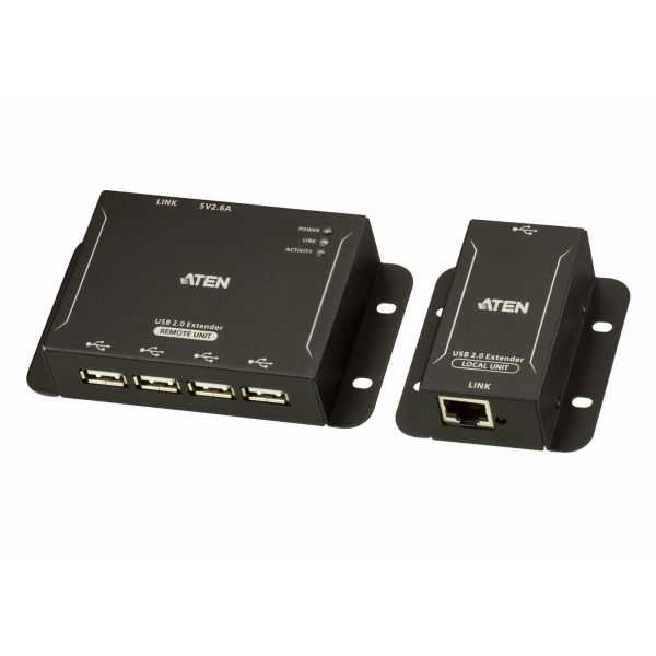 ATEN 4 poorts USB 2.0 Cat 5 Verlenger (tot 50 m) (UCE3250-AT-G)