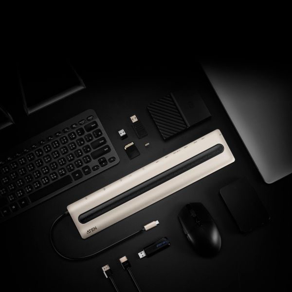 ATEN USB-C Multiport Dock met Power Pass-Through (UH3237-AT)