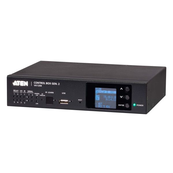 ATEN Controlesysteem - Compacte Control Box Gen. 2 met dubbele LAN (VK1200-AT-G) ATEN Controlesysteem - Compacte Control Box Gen. 2 met dubbele LAN (VK1200-AT-G)