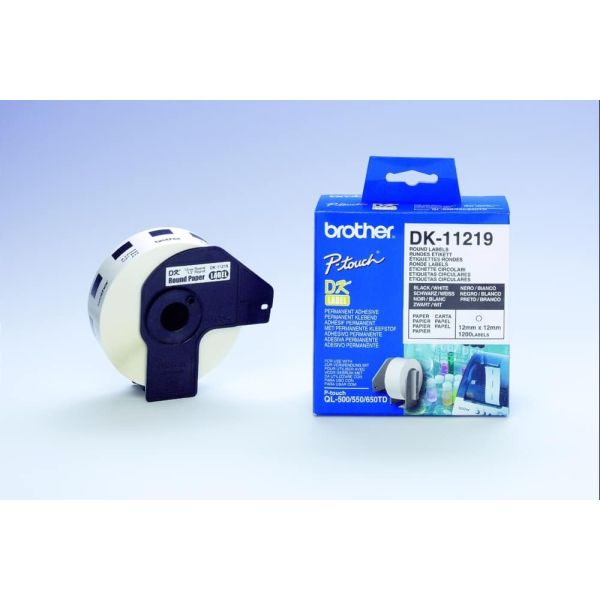Brother DK-11219 Round Labels Wit (DK-11219) Brother DK-11219 Round Labels Wit (DK-11219)