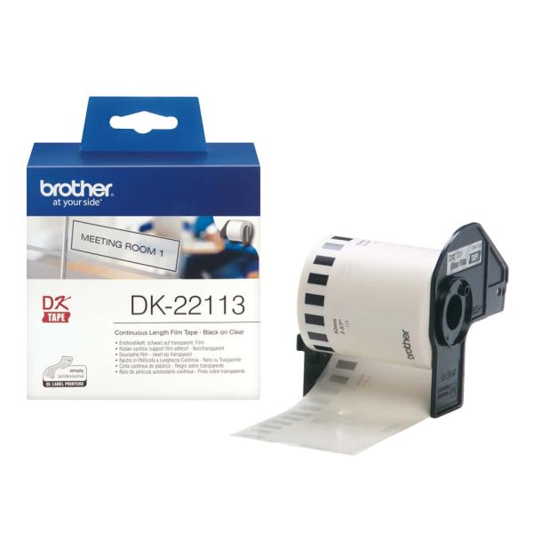 Brother Transparante doorlopende filmtape 62 mm (DK-22113)