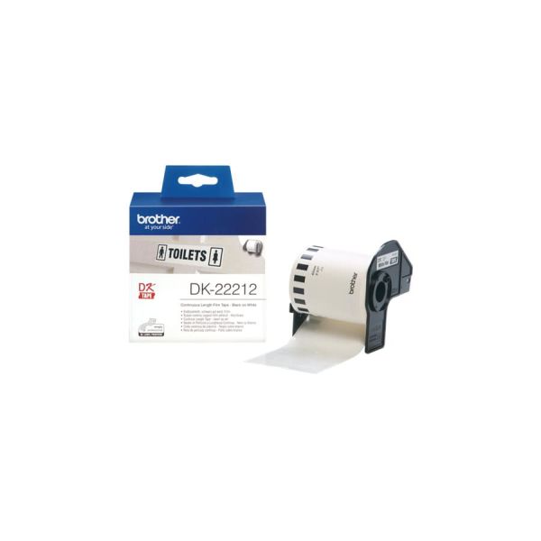 Brother Witte doorlopende filmtape 62 mm (DK-22212)