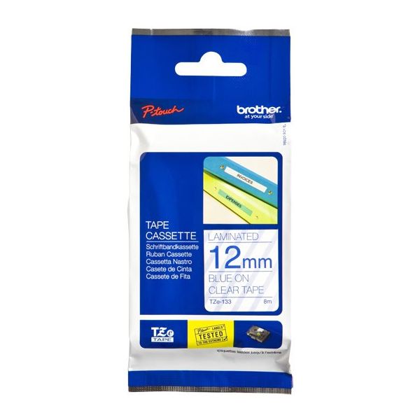 Brother Tape gelamineerd 12mm (TZE-133) Brother Tape gelamineerd 12mm (TZE-133)