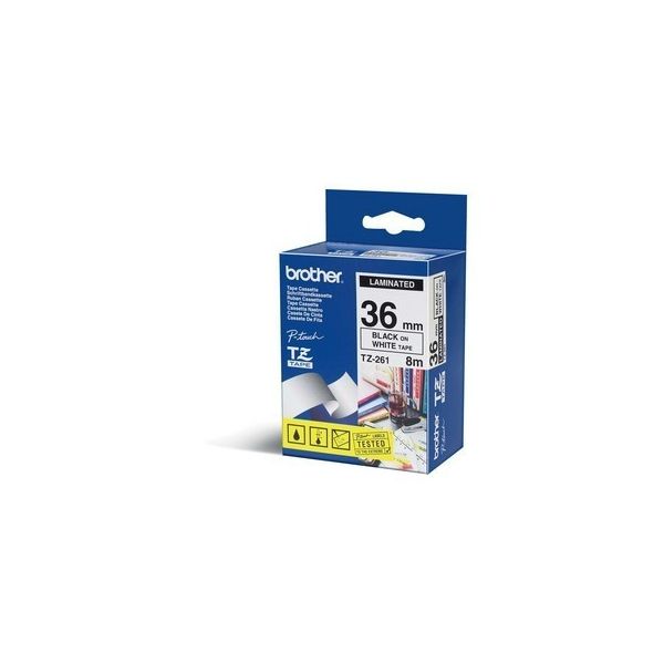 Brother TZe-261 labelprinter-tape TZ (TZE-261) Brother TZe-261 labelprinter-tape TZ (TZE-261)