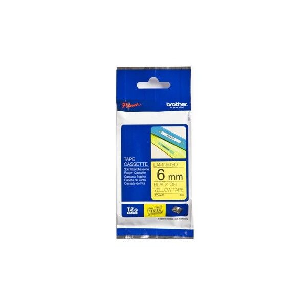 Brother Labeltape 6mm (TZE-611) Brother Labeltape 6mm (TZE-611)