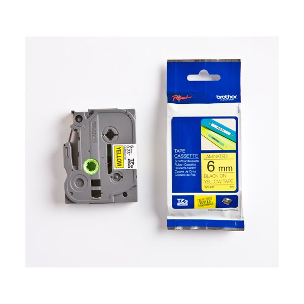 Brother Labeltape 6mm (TZE-611)