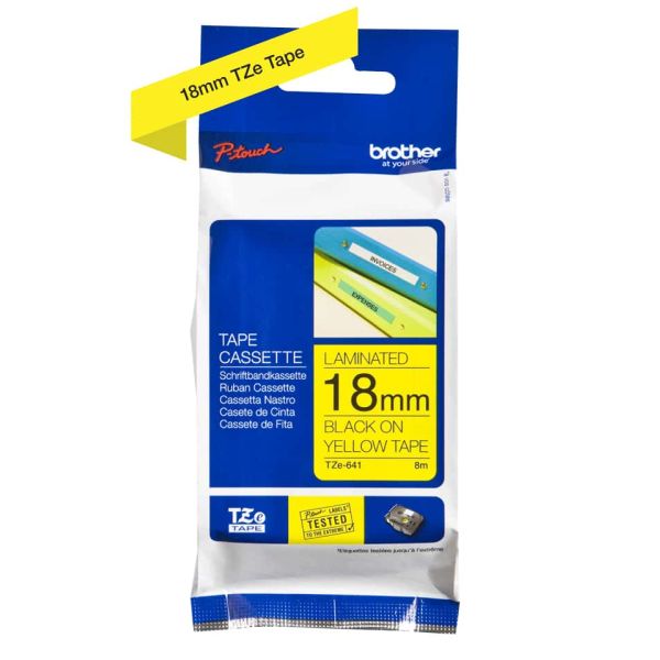 Brother Labeltape 18mm (TZE-641)