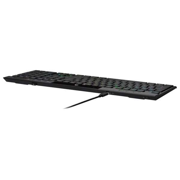 Corsair K100 AIR toetsenbord USB + RF Wireless + Bluetooth QWERTY Engels Zwart (CH-913A01U-NA)