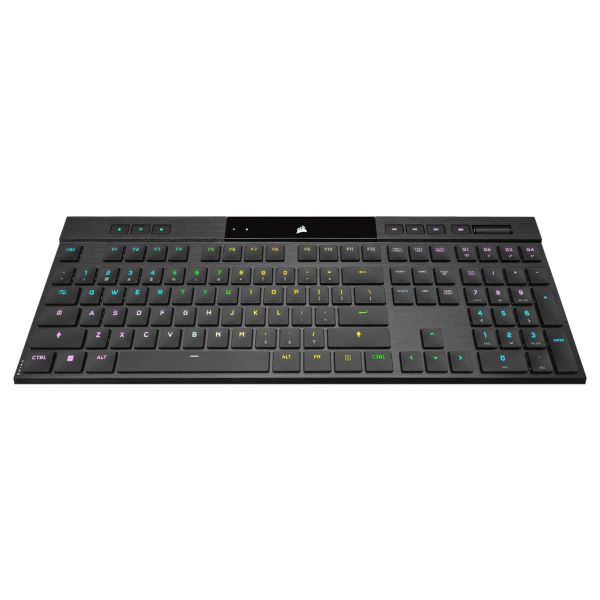 Corsair K100 AIR toetsenbord USB + RF Wireless + Bluetooth QWERTY Engels Zwart (CH-913A01U-NA)