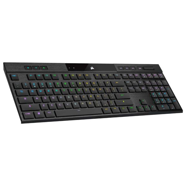 Corsair K100 AIR toetsenbord USB + RF Wireless + Bluetooth QWERTY Engels Zwart (CH-913A01U-NA)